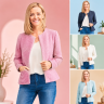 Cropped Lined Jacket Sewing Pattern