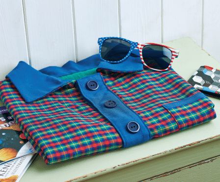 Young Boy’s Casual Checked Shirt