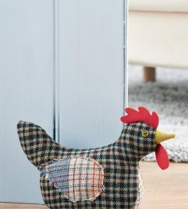 Tweed Chicken Doorstop