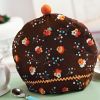 Christmas Pudding Tea and Floral Egg Cosy