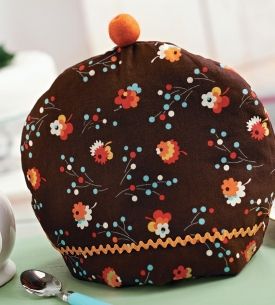 Christmas Pudding Tea and Floral Egg Cosy