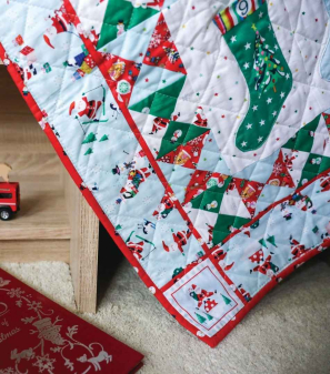 Christmas Mini Santa Quilt Tutorial
