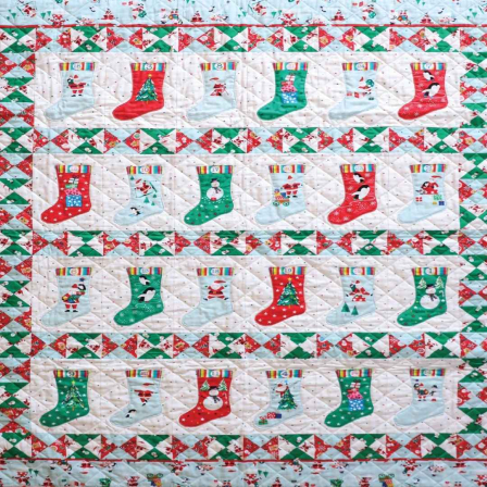 Christmas Mini Santa Quilt Tutorial
