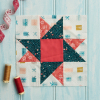 Christmas Quilt: Star Block Pattern