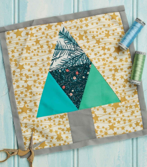 Christmas Quilt: Fir Tree Block Pattern