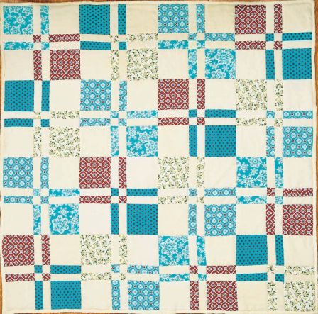 Sew a Disappearing Four Patch Block Quilt