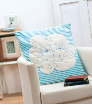 Striped Cloud-shaped Cushions