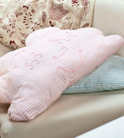Cloud store shaped cushion