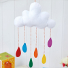Easy Felt Cloud Mobile Sewing Pattern