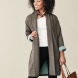 Cocoon Lined Coat With Pockets Sewing Pattern