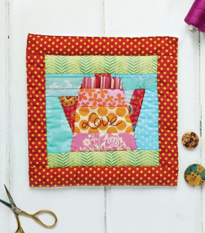 Coffee Pot Quilt Block Tutorial | Table Centrepiece