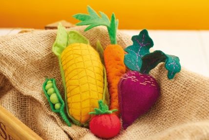 Sweetcorn Veggie Felt Toys