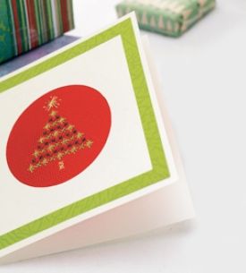 Cross Stitched Christmas Cards