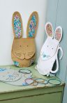 Cute Floral Cat, Bunny and Mouse Bags