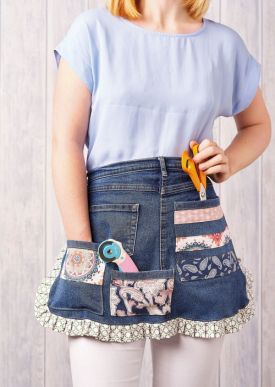 Denim craft pinny