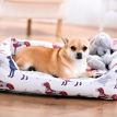 Dog Print Dog Bed and Coat