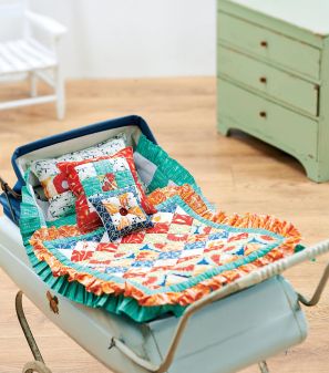 Art Gallery Fabric Reminisce Doll Pram Set