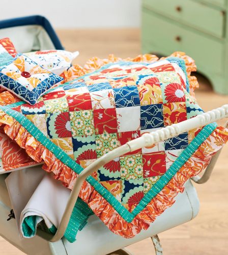 Art Gallery Fabric Reminisce Doll Pram Set