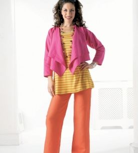 Drape Front Jacket Drape Front Jacket