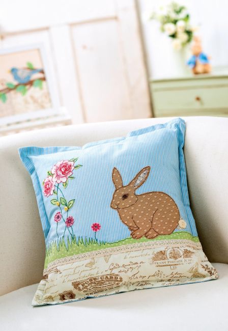 Easter Applique Cushion and Picture