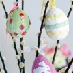 Spring Easter Tree Egg Decorations