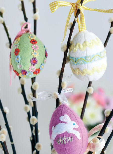 Spring Easter Tree Egg Decorations