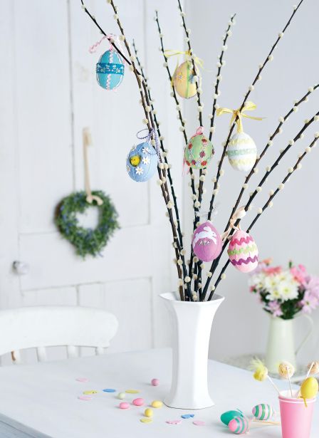 Spring Easter Tree Egg Decorations
