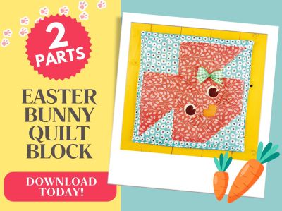 Bunny Rabbit Cushion Sew-Along