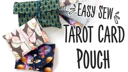 DIY Tarot Card Pouch Template: The Crafts Channel
