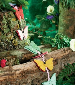 Butterfly Garland and Wall Hanging