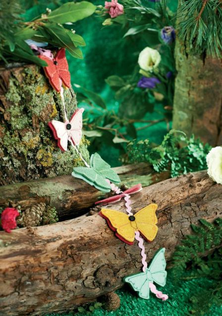 Butterfly Garland and Wall Hanging