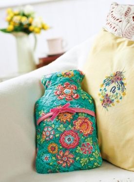 Easy floral hot water bottle cover Easy floral hot water bottle cover