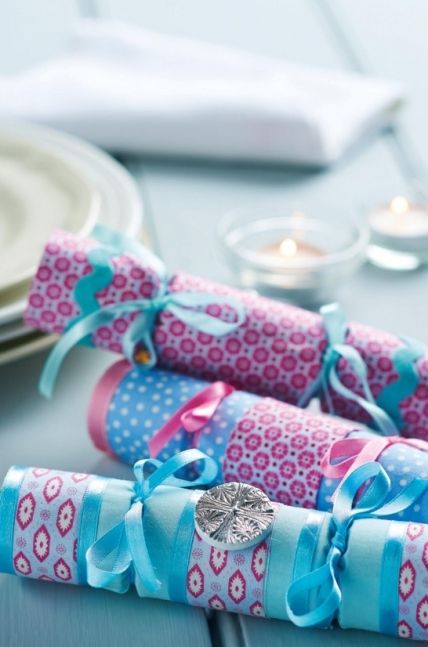 Fabric Christmas Crackers