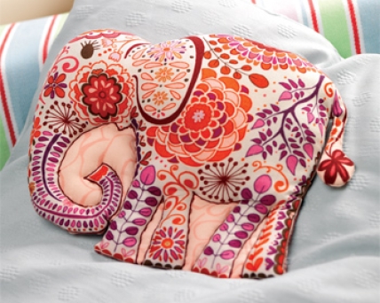 Elephant Cushion & Toy