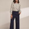 Ellen Flared Button Jeans