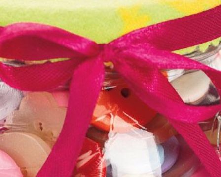 Embellished Button Jar