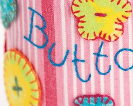 Embellished Button Jar