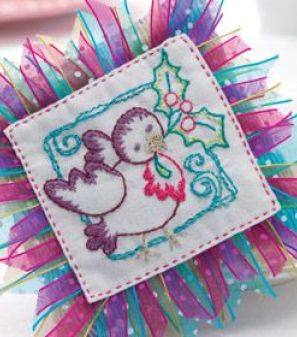 Embroidered Christmas Decorations