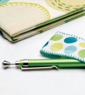 Embroidered Covered Notebook Embroidered Covered Notebook