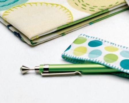 Embroidered Covered Notebook