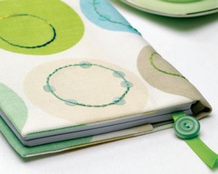 Embroidered Covered Notebook