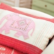 Elephant Embroidered Cushion