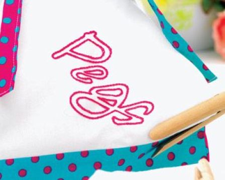 Embroidered Peg Bag and Laundry Tote