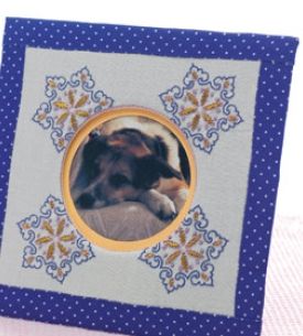 Embroidered Photo Album & Frame Embroidered Photo Album & Frame