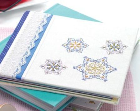 Embroidered Photo Album & Frame