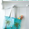 Embroidered beach bag
