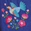 Embroidered denim shirt
