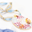 Embroidered fabric jewellery