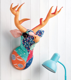 Fabric Stag Head Home Decor Sewing Pattern