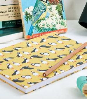 Fabric Covered Notebook